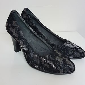 Aerosoles Black Laced Heels